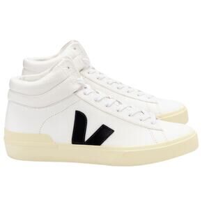Veja Minotaur Leather Sneakers Extra White Black Butter Size 5